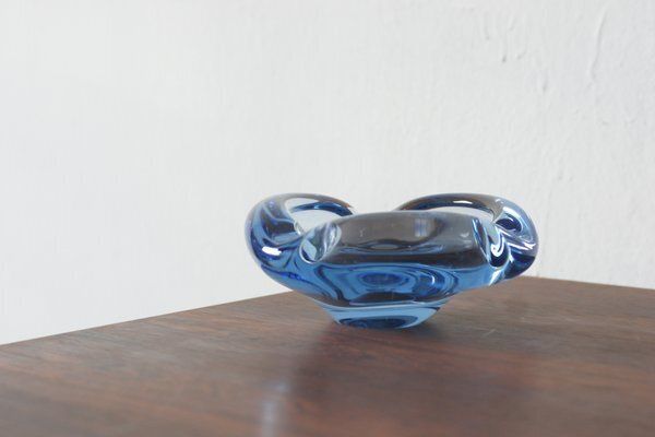 Glass Ashtray By Lütken For Holmegaard, 1950s, Set Of 2 photo furniture