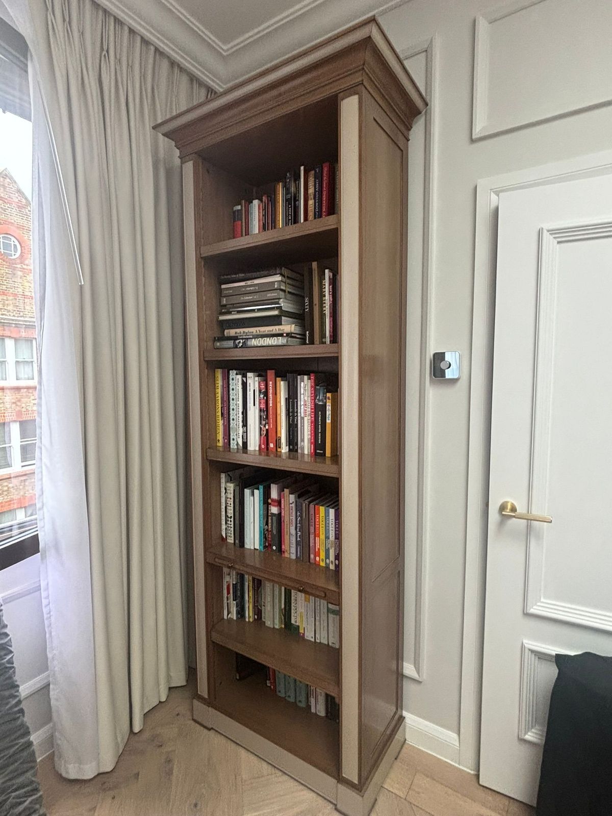 Roche Bobois Classique 2 X Free Standing Wardrobes And Matching Bookcase photo vinterior