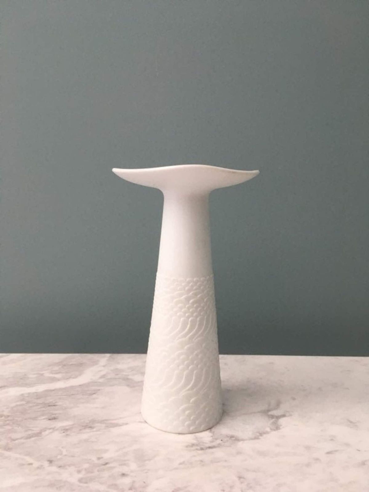 Candle Holder Candle Stick White Porcelain Mid Century Kaiser Germany photo furniture