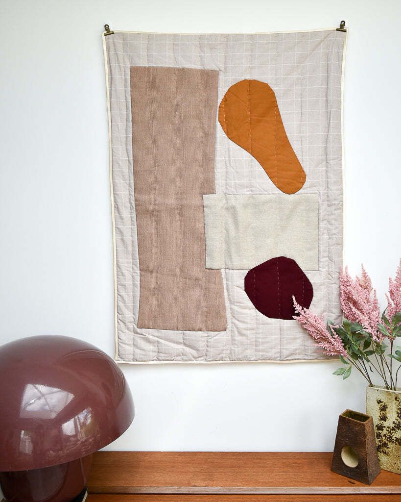 Handmade Recycled Material Patchwork Wall Hanging photo buy