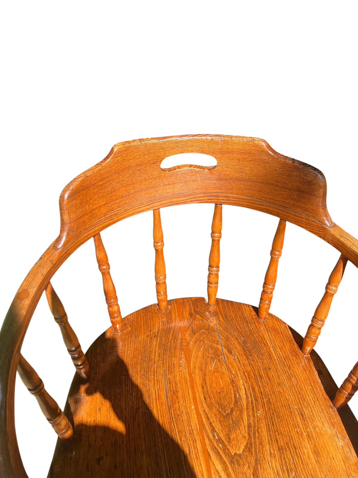 Antique Early 20th Century Spindle Back Armchair photo for sale