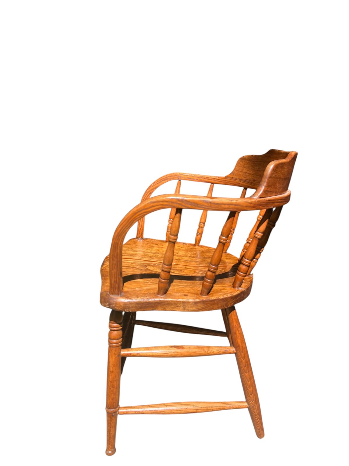 Antique Early 20th Century Spindle Back Armchair photo buy
