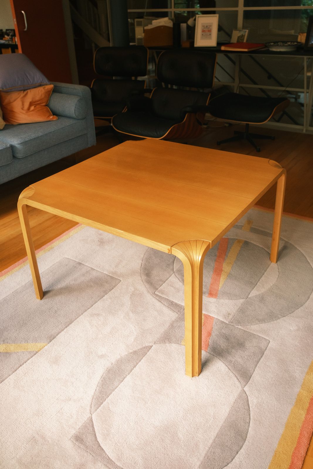 Vintage Fan Leg Coffee Table By Alvar Aalto photo furniture