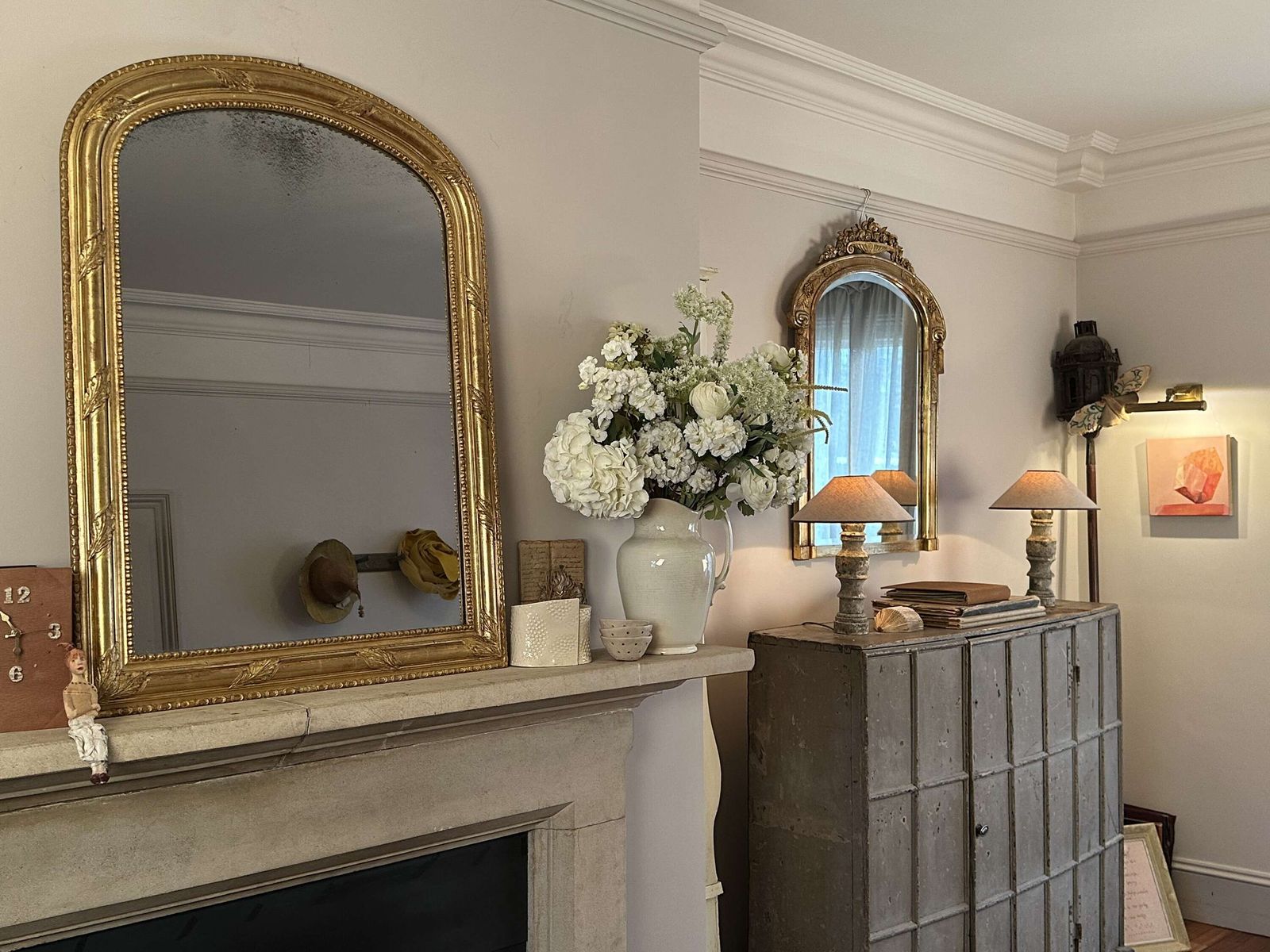 Antique French Louis Philippe Giltwood Mirror – 19th Century photo buy