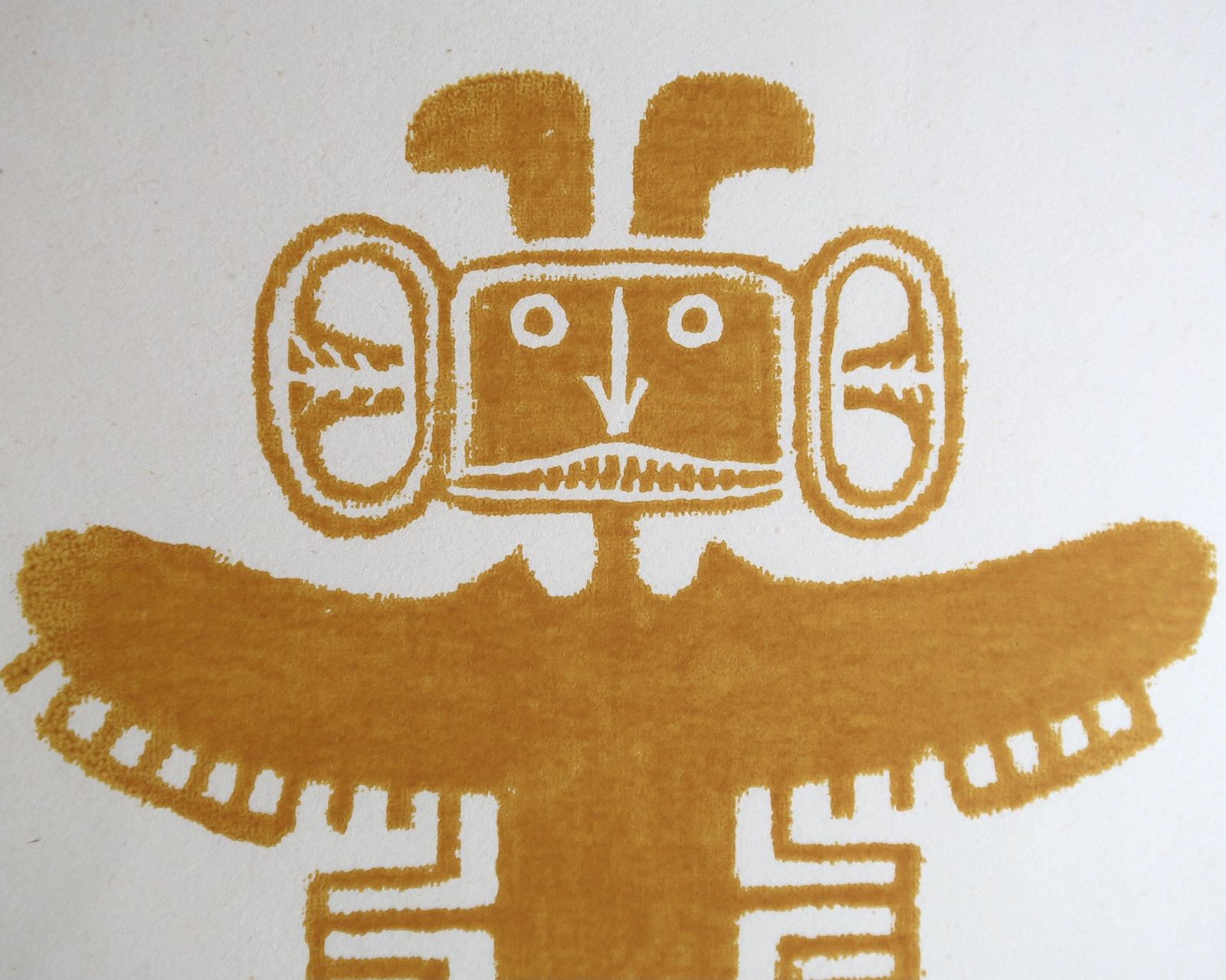 Pre Colombiaanse Prent Van Georges Arnulf, 1967 / Tolima, Calima, Quimbaya Stijl photo furniture
