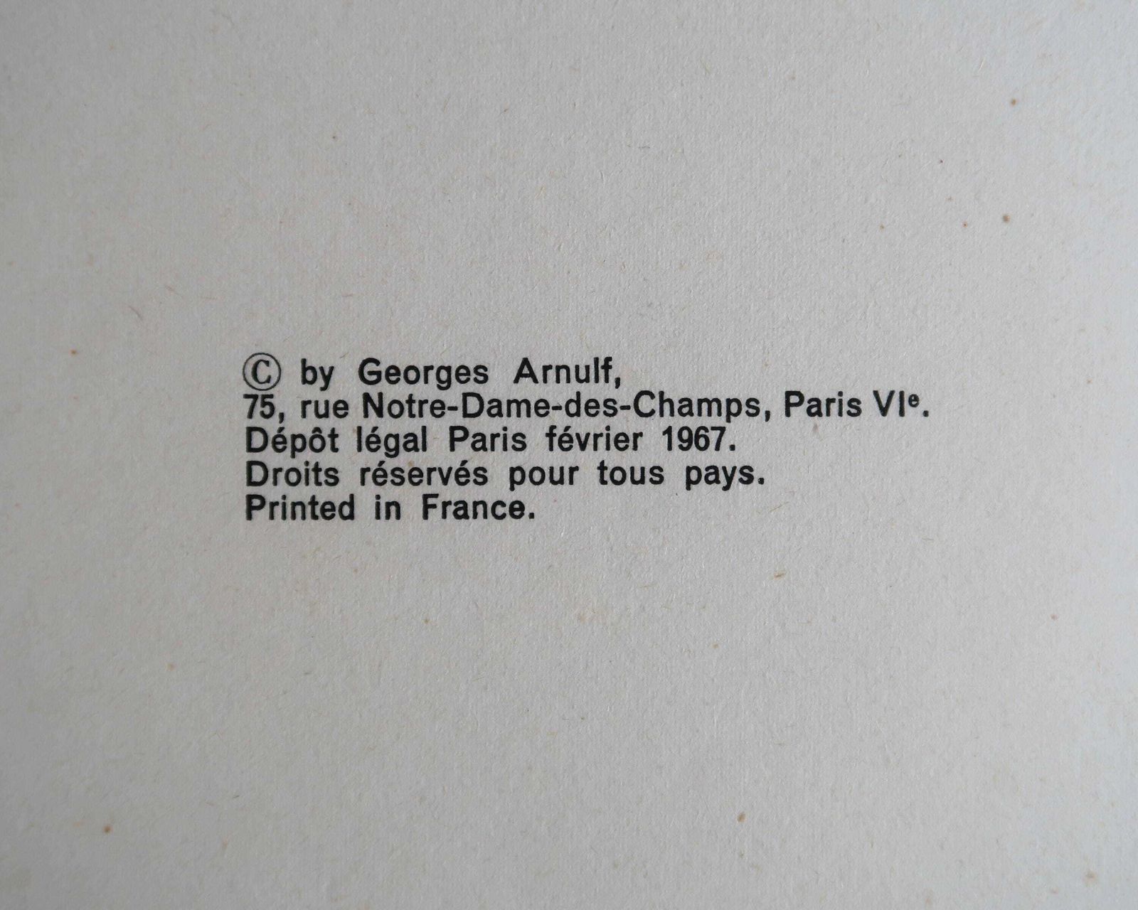 Original Pre Colombian Print By Georges Arnulf, 1967 / Tolima, Calima, Quimbaya Style photo vinterior