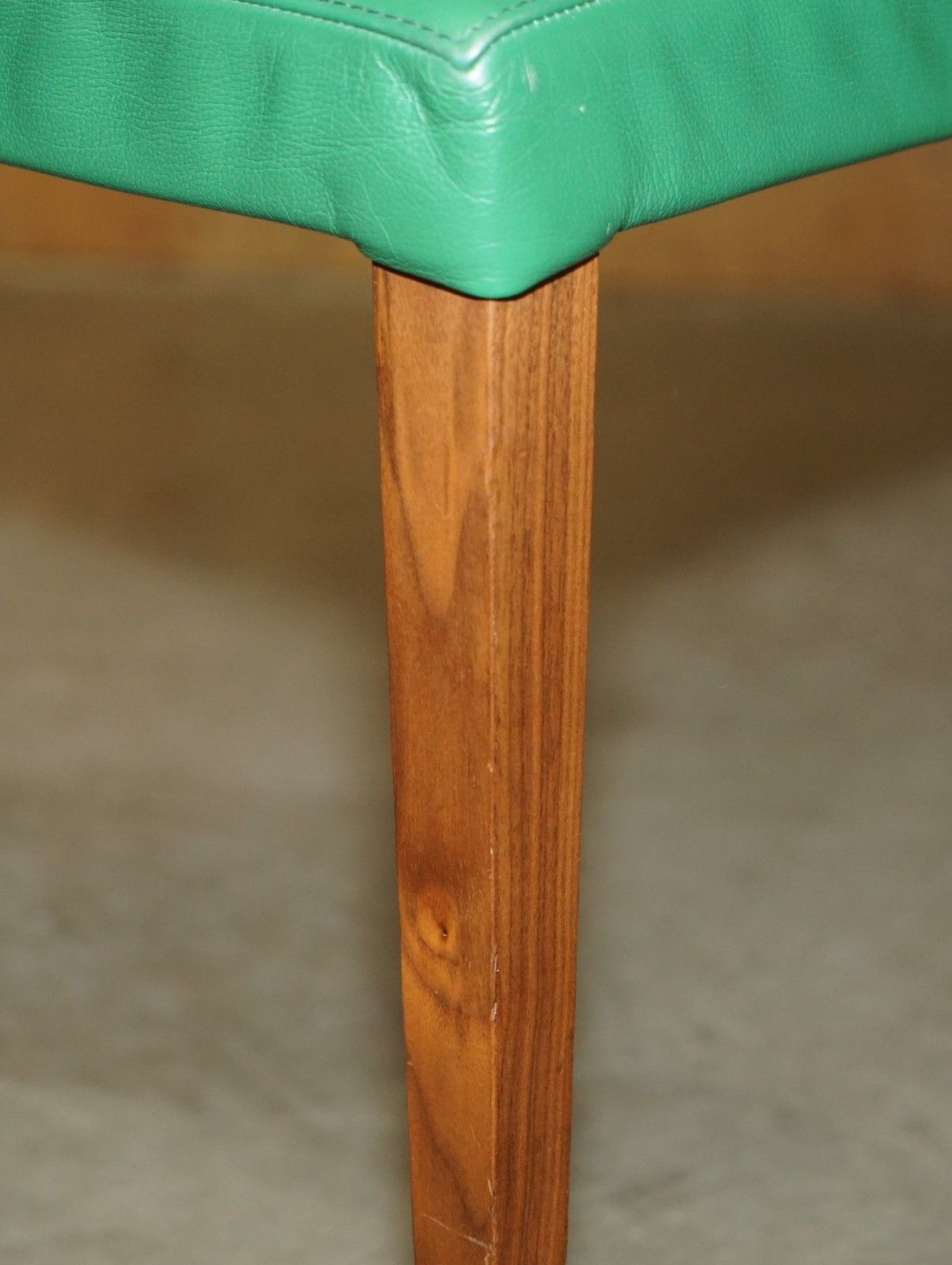 Four Important & Rare Original Rolex Green Leather Boutique Dealers Armchairs photo vintage