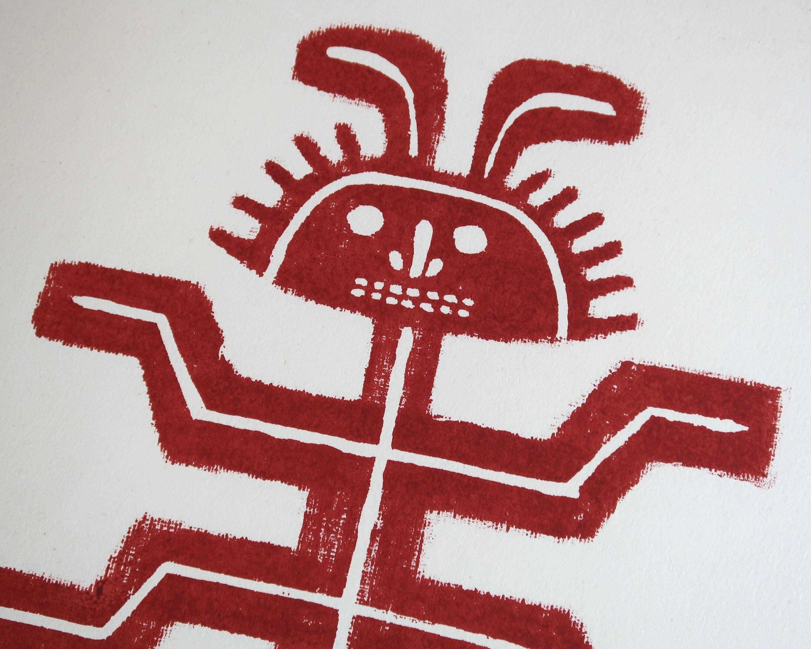 Pre Colombiaanse Prent Van Georges Arnulf, 1967 / Tolima, Calima, Quimbaya Stijl photo furniture