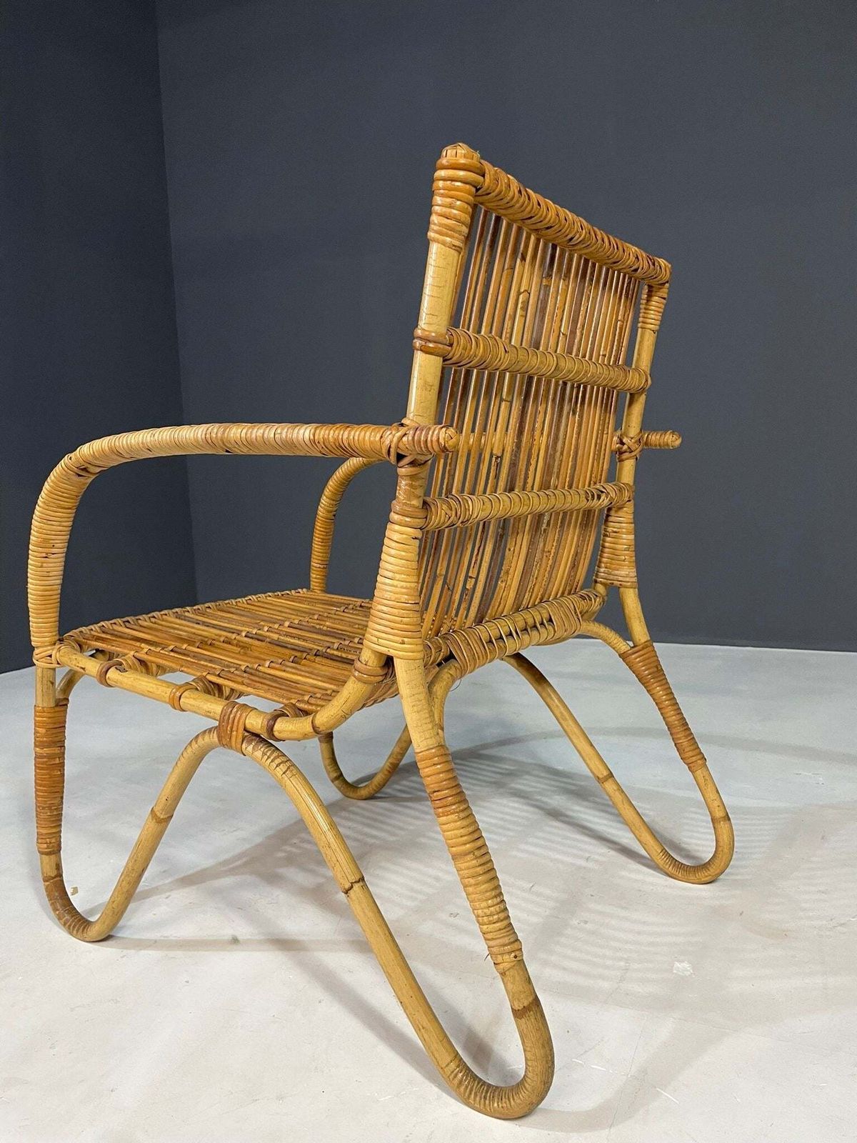 Art Deco Rattan Seating Set, Central Europe, 1930s–1940s photo 935.0