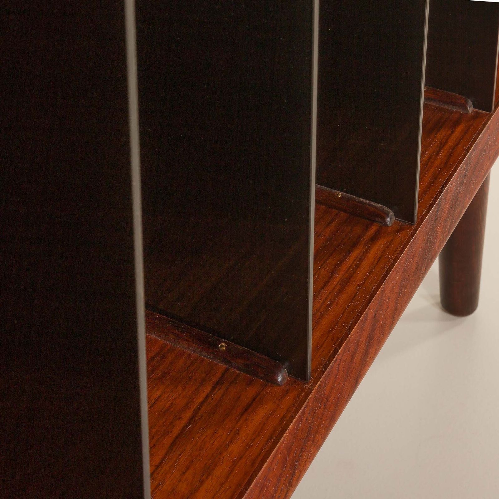 Scandinavian Rosewood Sideboard, Vintage Vinyl Records Cabinet, Denmark 1970s. photo buy