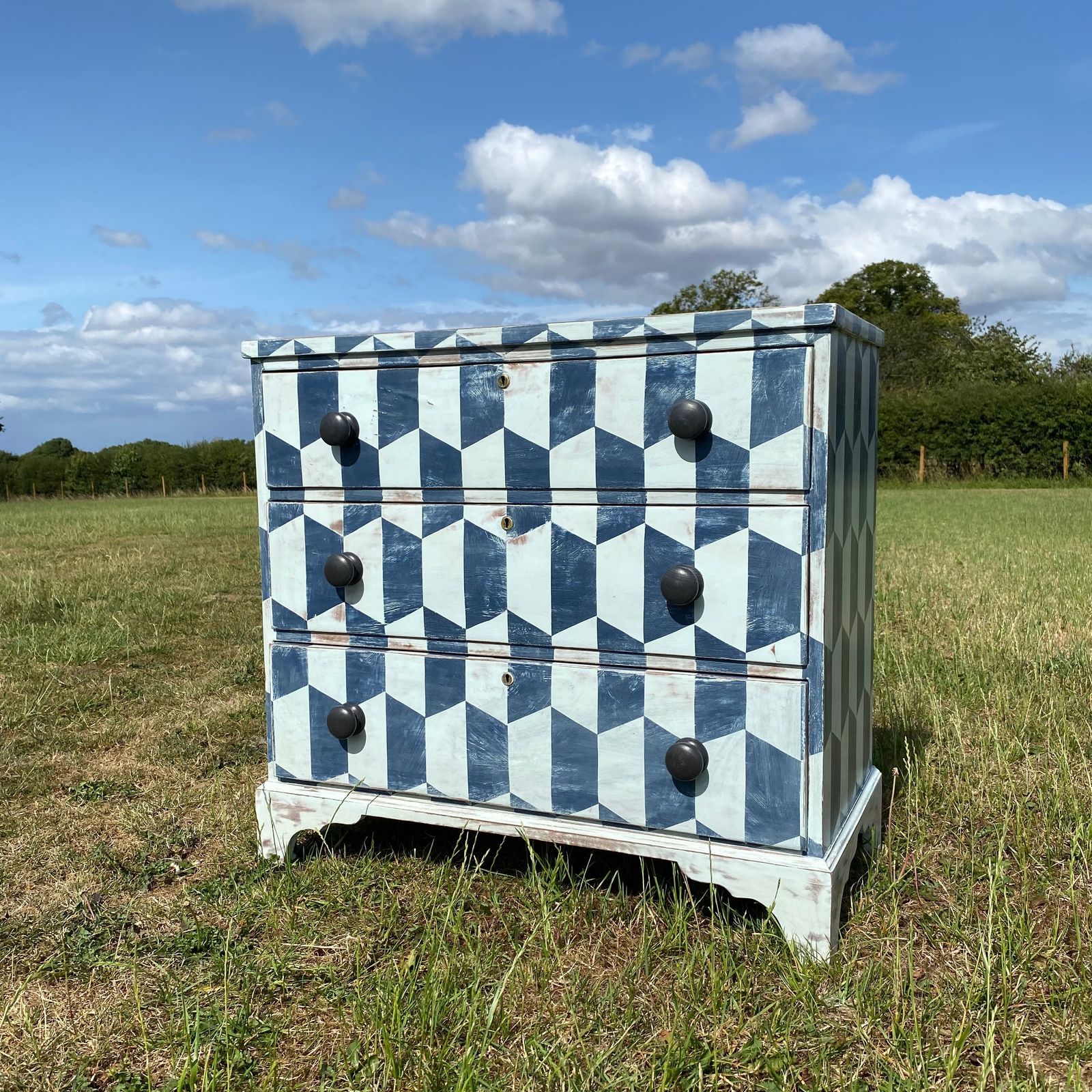 Painted Chest Of Drawers, 1910s