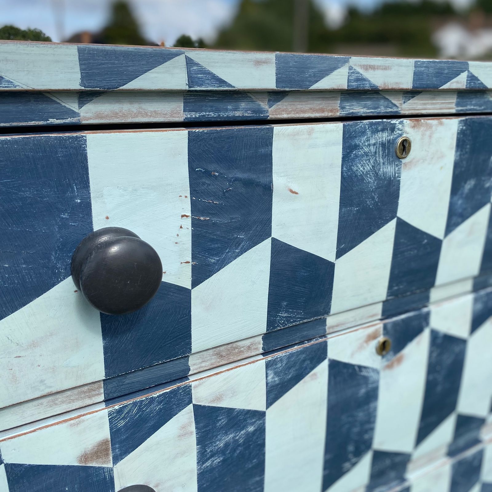 photo furniture Painted Chest Of Drawers, 1910s