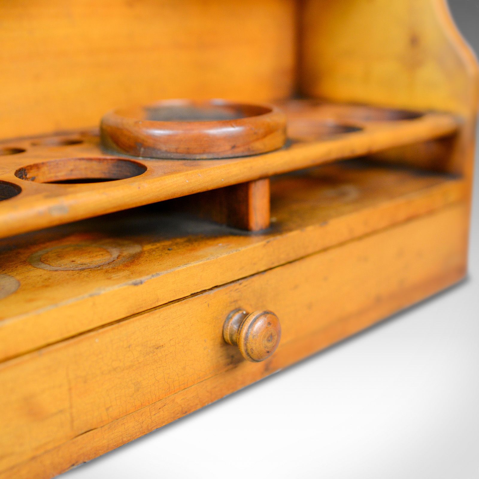 Antique Apothecary Bottle Stand, English, Air Ministry Stamped, Early C20th photo vintage