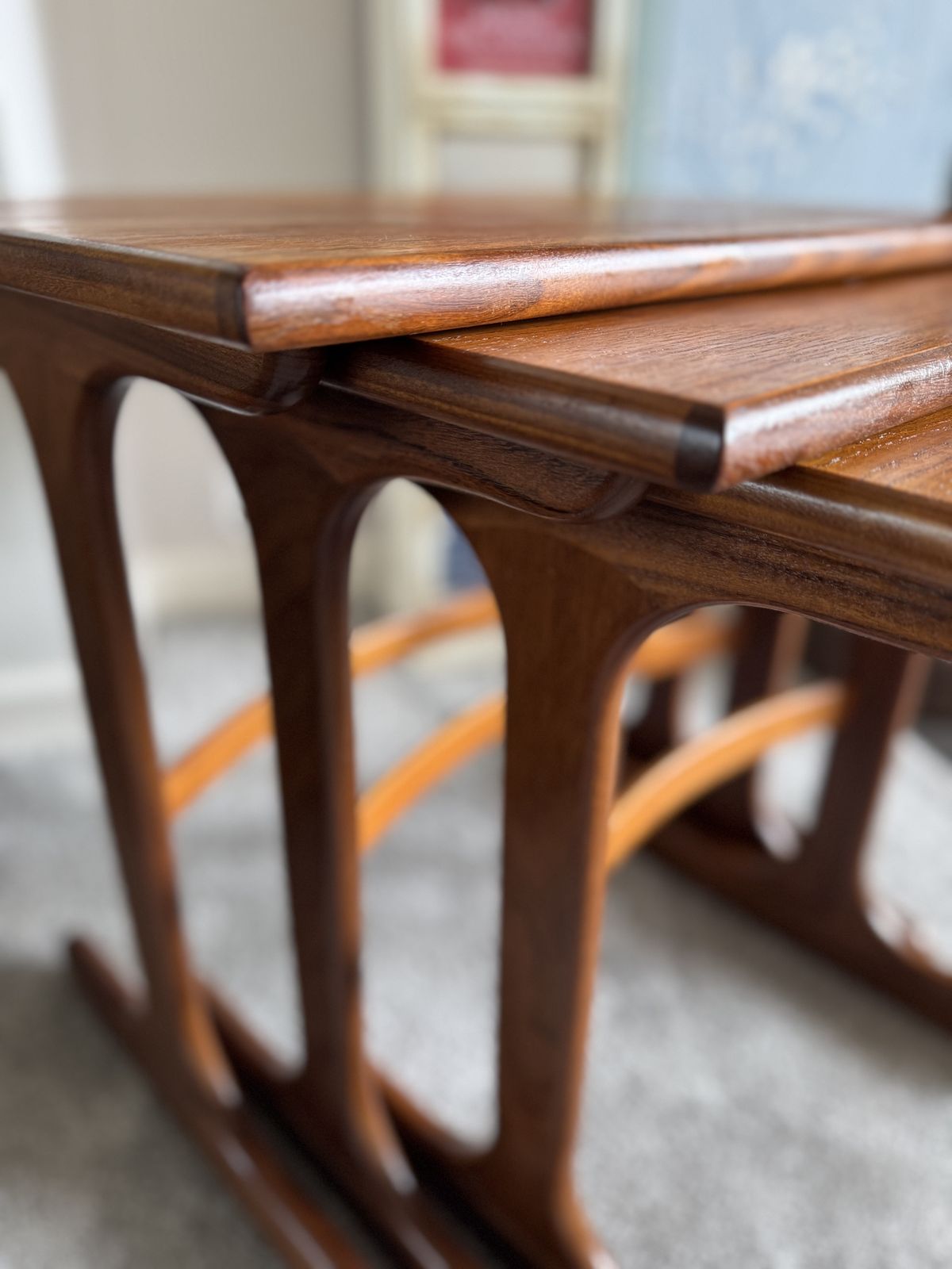 G Plan Fresco Mid Century Teak Nest Of Tables 1960 photo vinterior