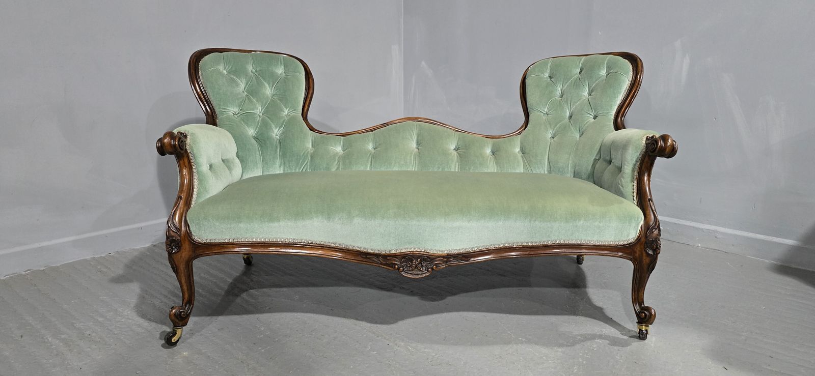 Victorian Mahogany Sofa, 1800s photo buy
