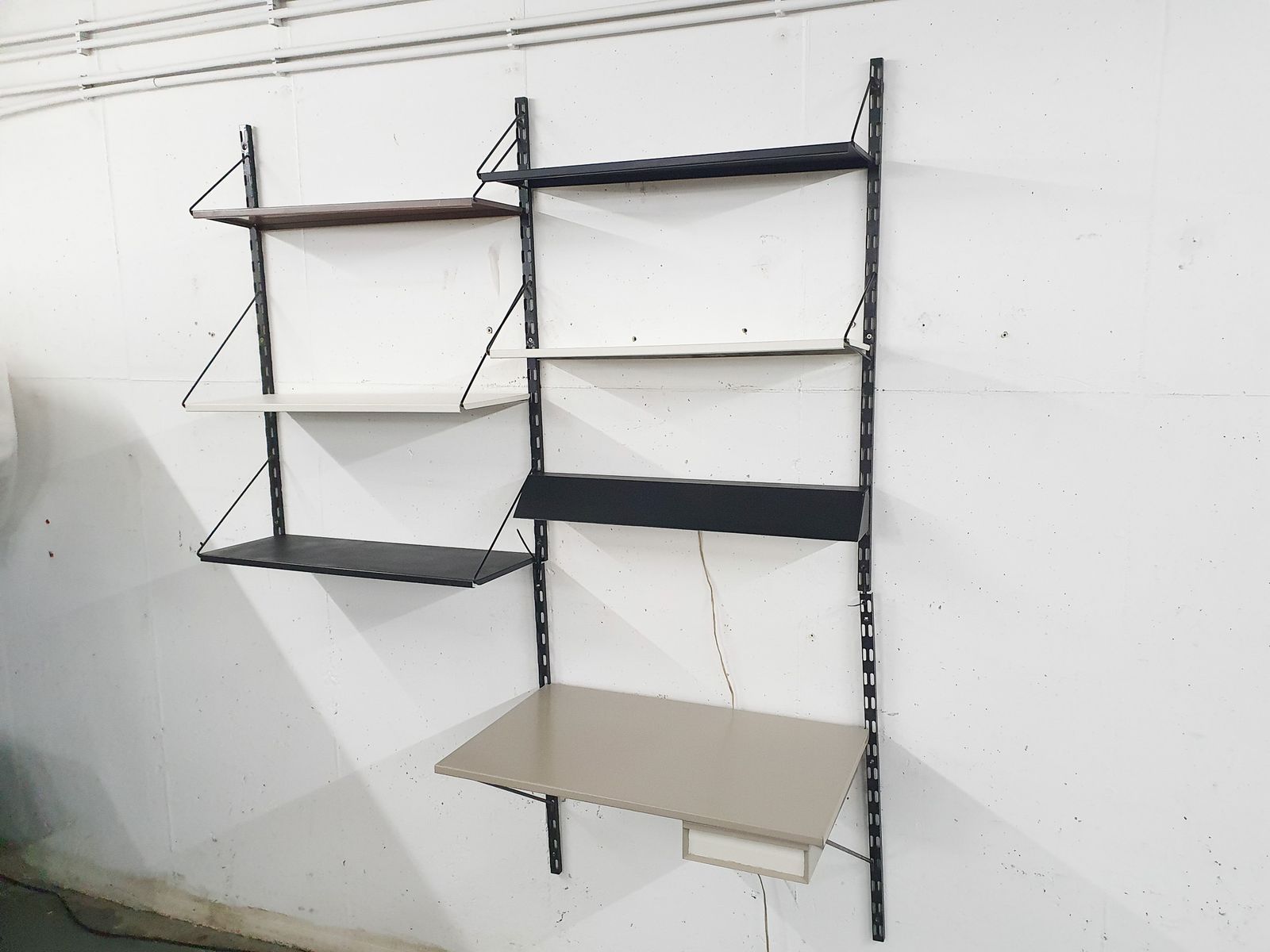 Tjerk Reijenga For Pilastro Metal Wall Unit, The Netherlands 1950's photo Furniture