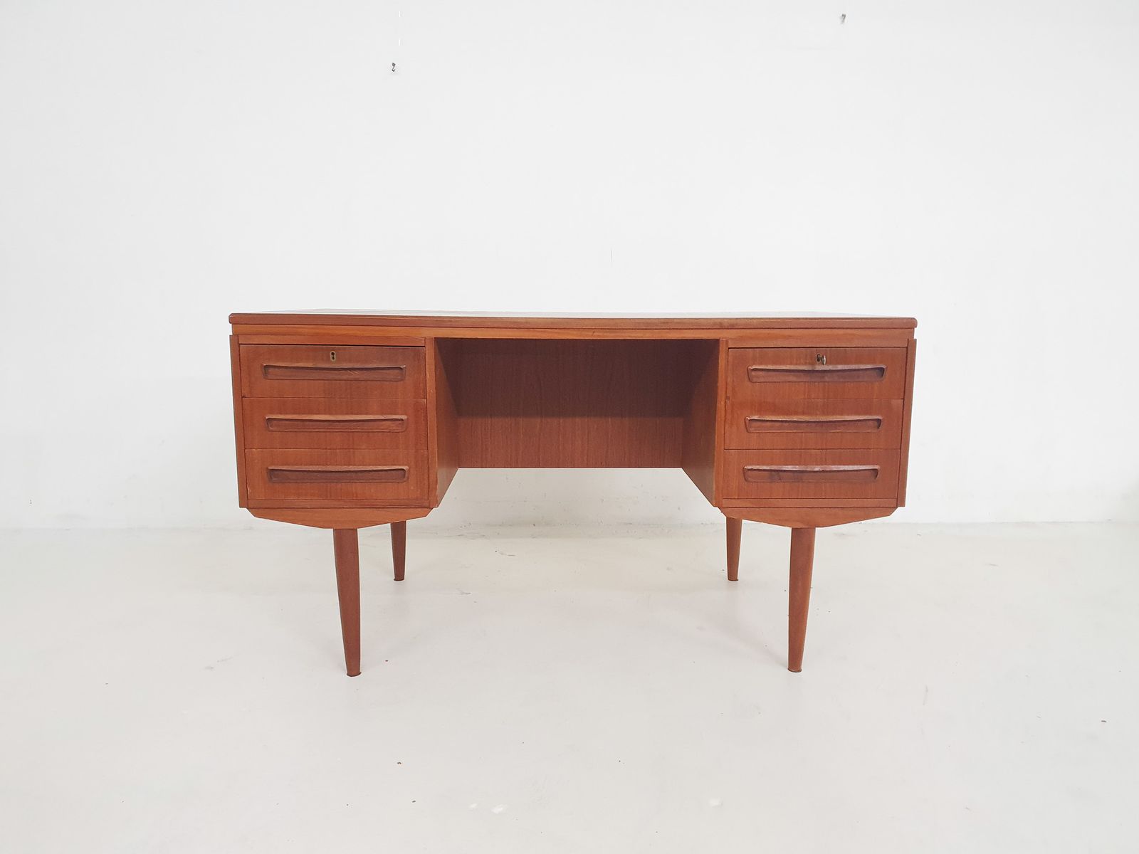 Teak Desk By J.Svenstrup For A.P. Møbler, Denmark 1960's photo for sale