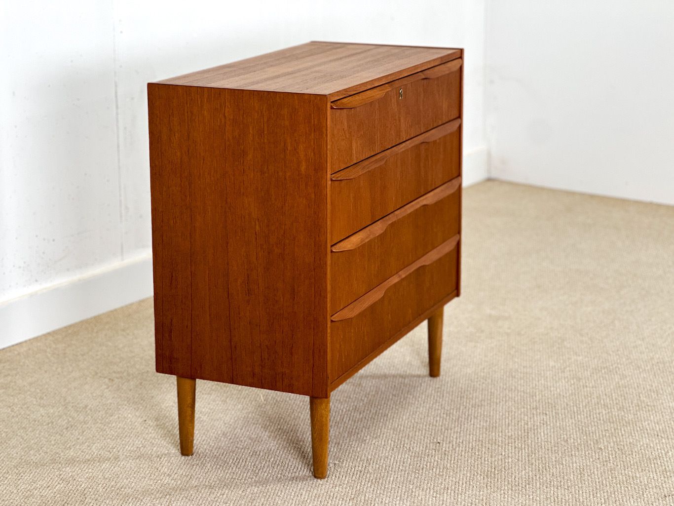 Furniture Small Chest Of Drawers, 1960s, Teak photo