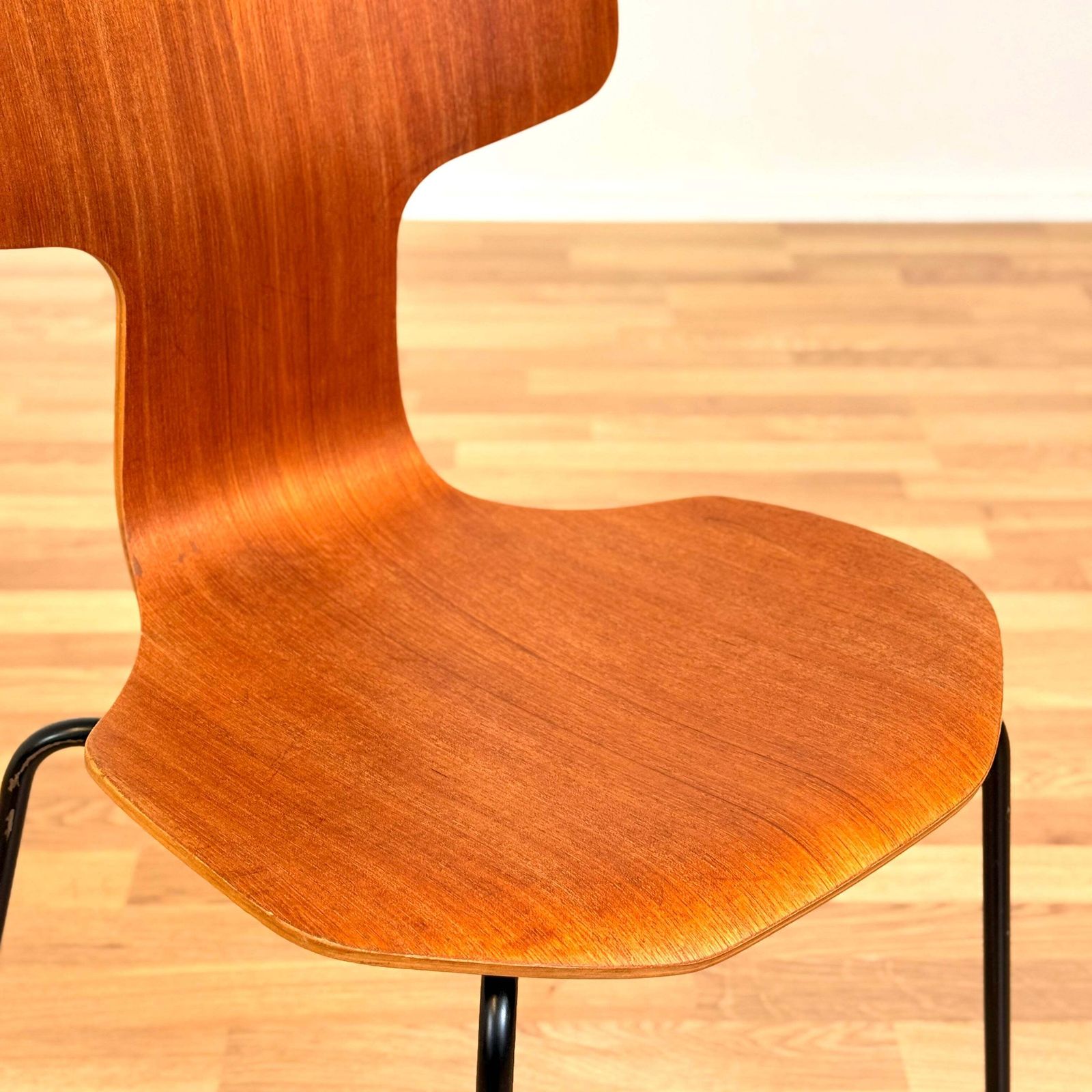 Single Dining Chair Made Of Teak By Fritz Hansen photo vintage