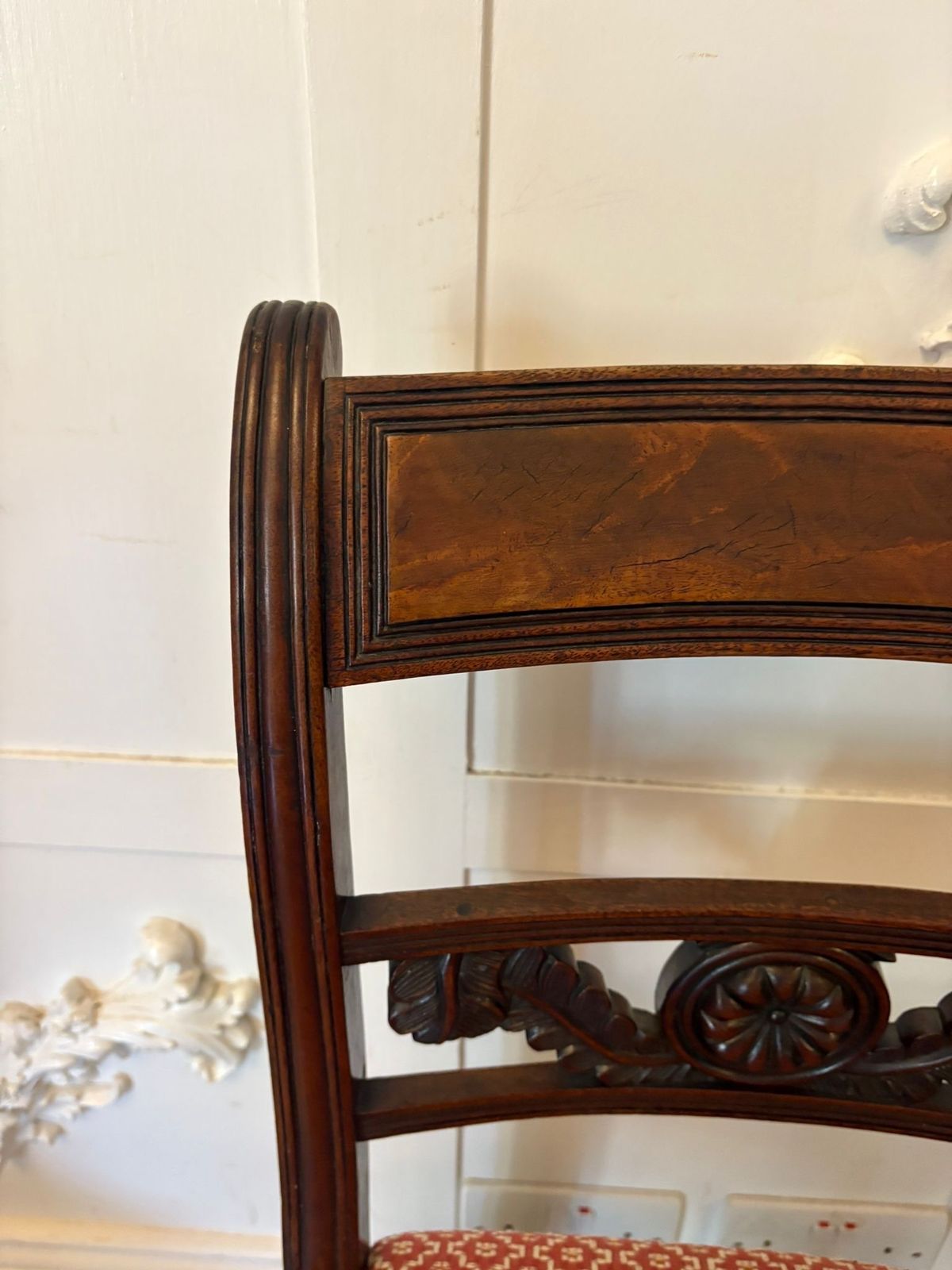 Outstanding Quality Set Of 8 Antique 19th Century Mahogany Dining Chairs photo furniture