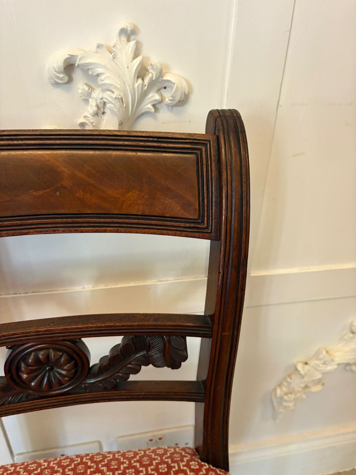 Outstanding Quality Set Of 8 Antique 19th Century Mahogany Dining Chairs photo Furniture