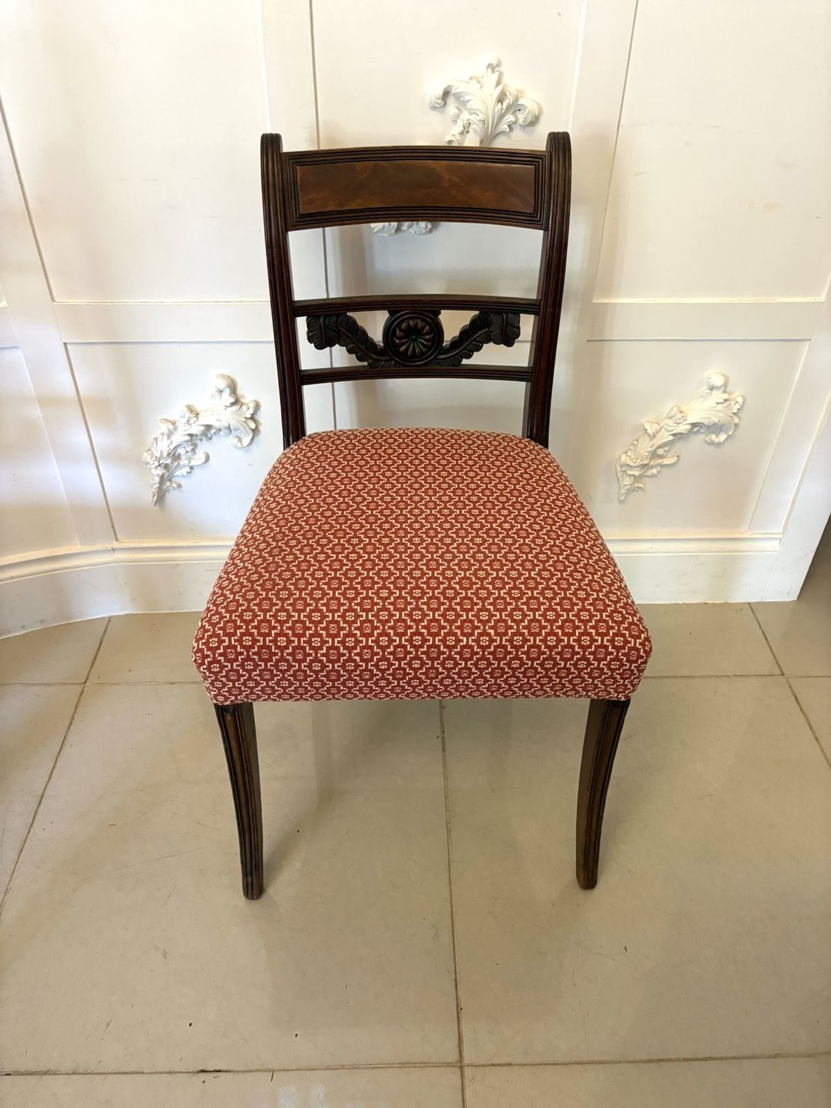 Outstanding Quality Set Of 8 Antique 19th Century Mahogany Dining Chairs photo vinterior