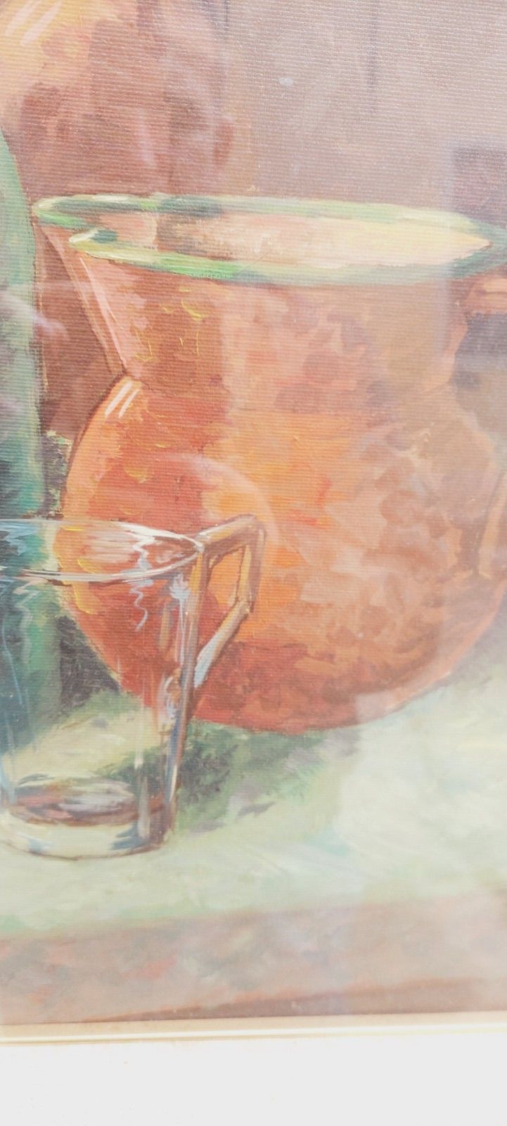 Oil Painting On Canvas Still Life Spartacus Piancastelli 50x70s 60s/70s photo vinterior