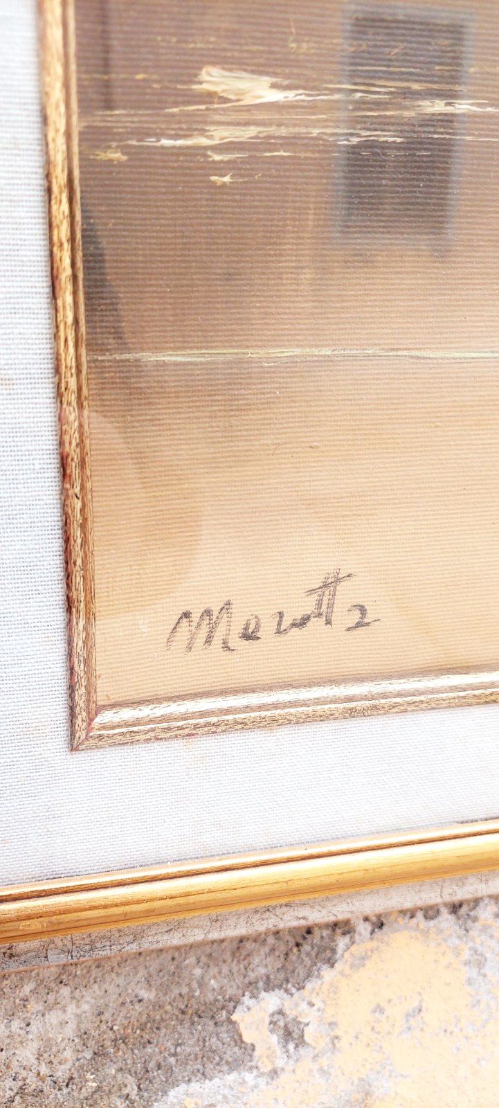 Oil Painting On Canvas Landscape Marotta 50x70 Years 60/70 photo 172.0