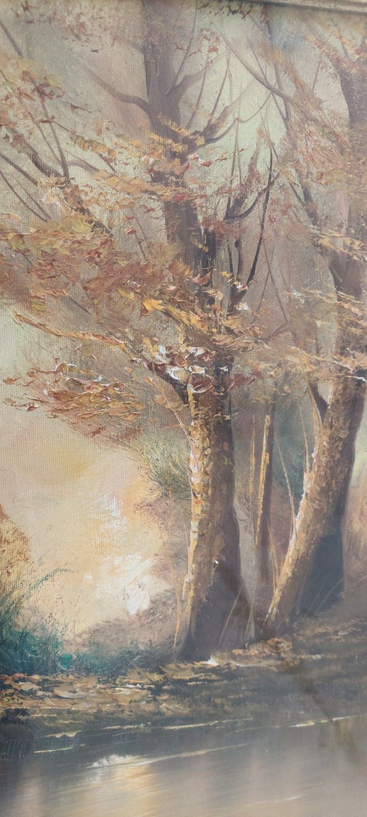 Oil Painting On Canvas Landscape 50x70s 60s/70s photo 171.0