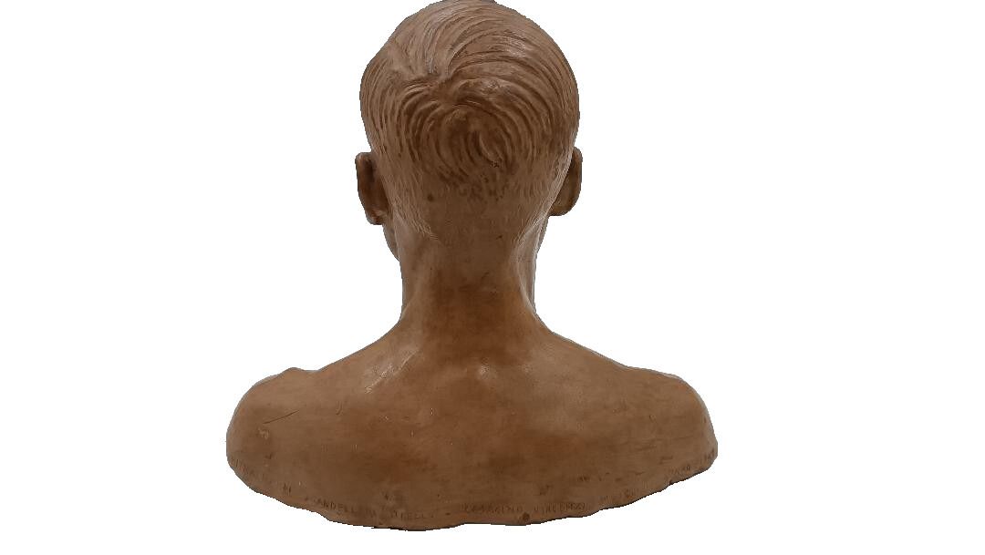 photo furniture Half Bust Sculpture Manly Portrait Dated 1946 Vincenzi Cesarino (1914 2011