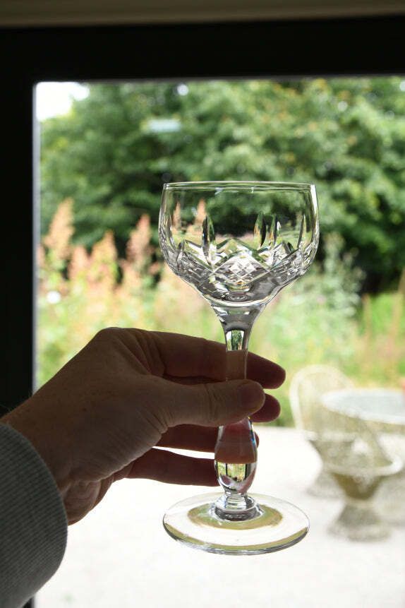 4 Stuart Crystal Glengarry Hock Wine Glasses photo vinterior