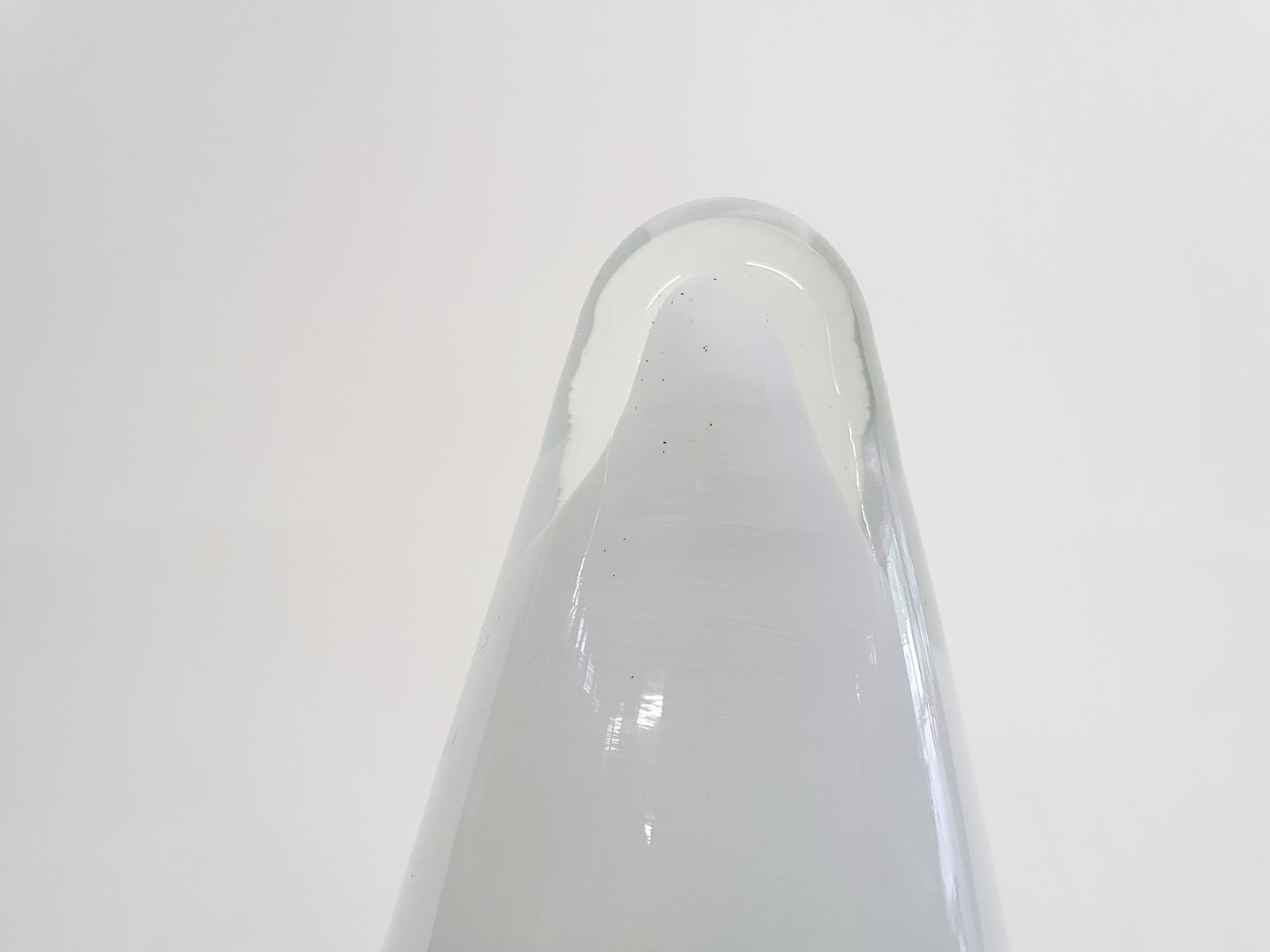 Melkglazen Piramide Tafellamp "Teepee" Van Sce France photo 143.0