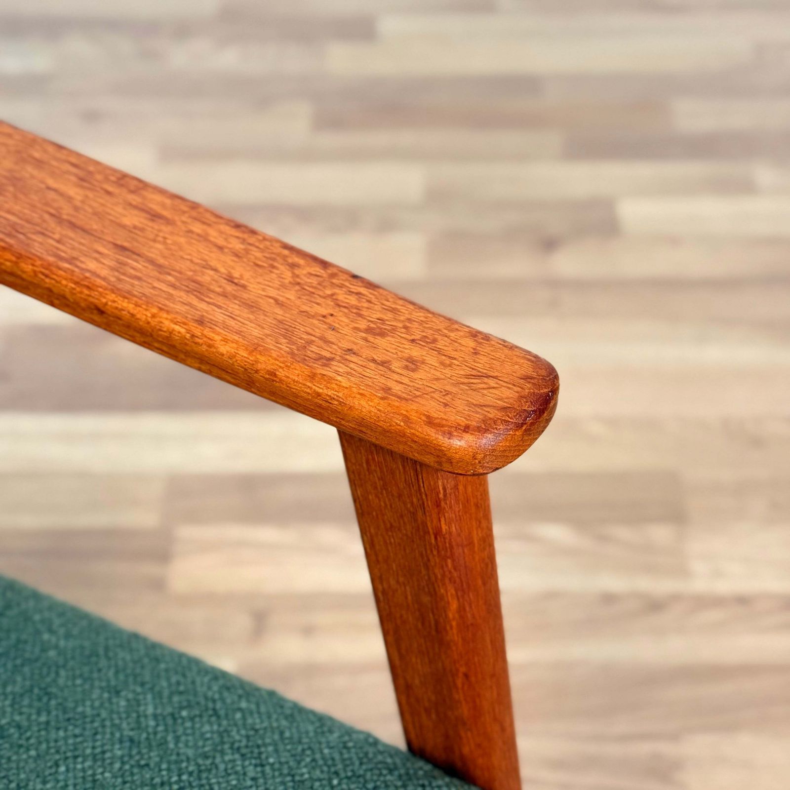 Swedish Armchair In Solid Teak photo for sale