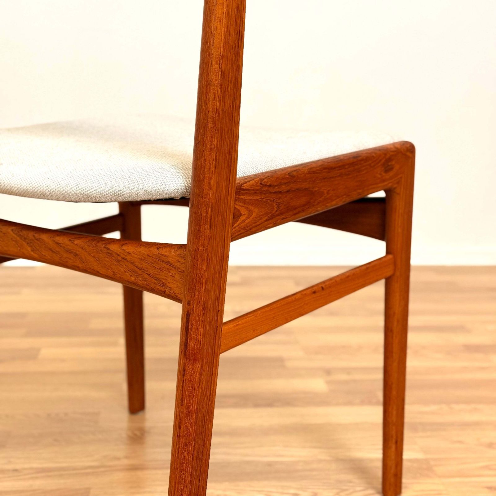 photo buy Set Of 2 Dining Chairs In Teak By Erik Kirkegaard