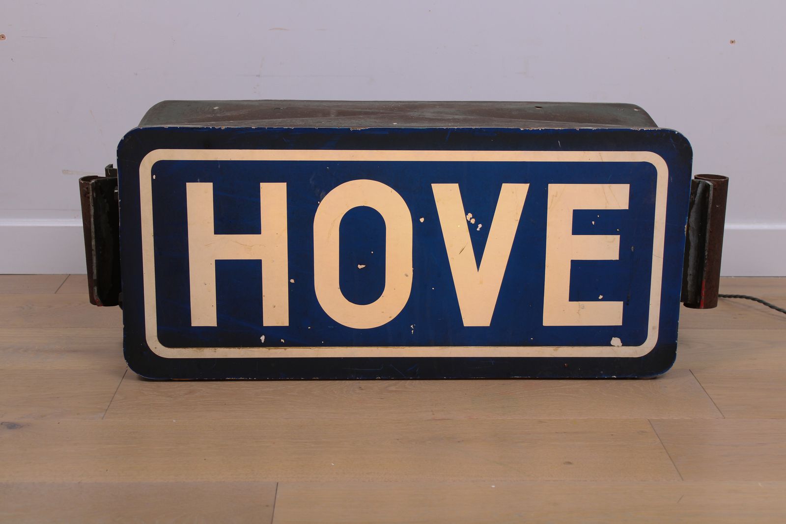 Very Large Mid Century Vintage 'Hove' Advertising Light Box photo 550.0