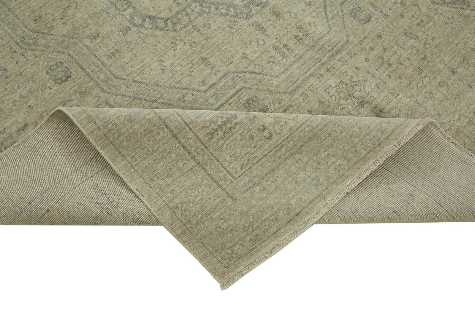 7x10 Hand Knotted Wool Oushak Rug   47713 photo vinterior