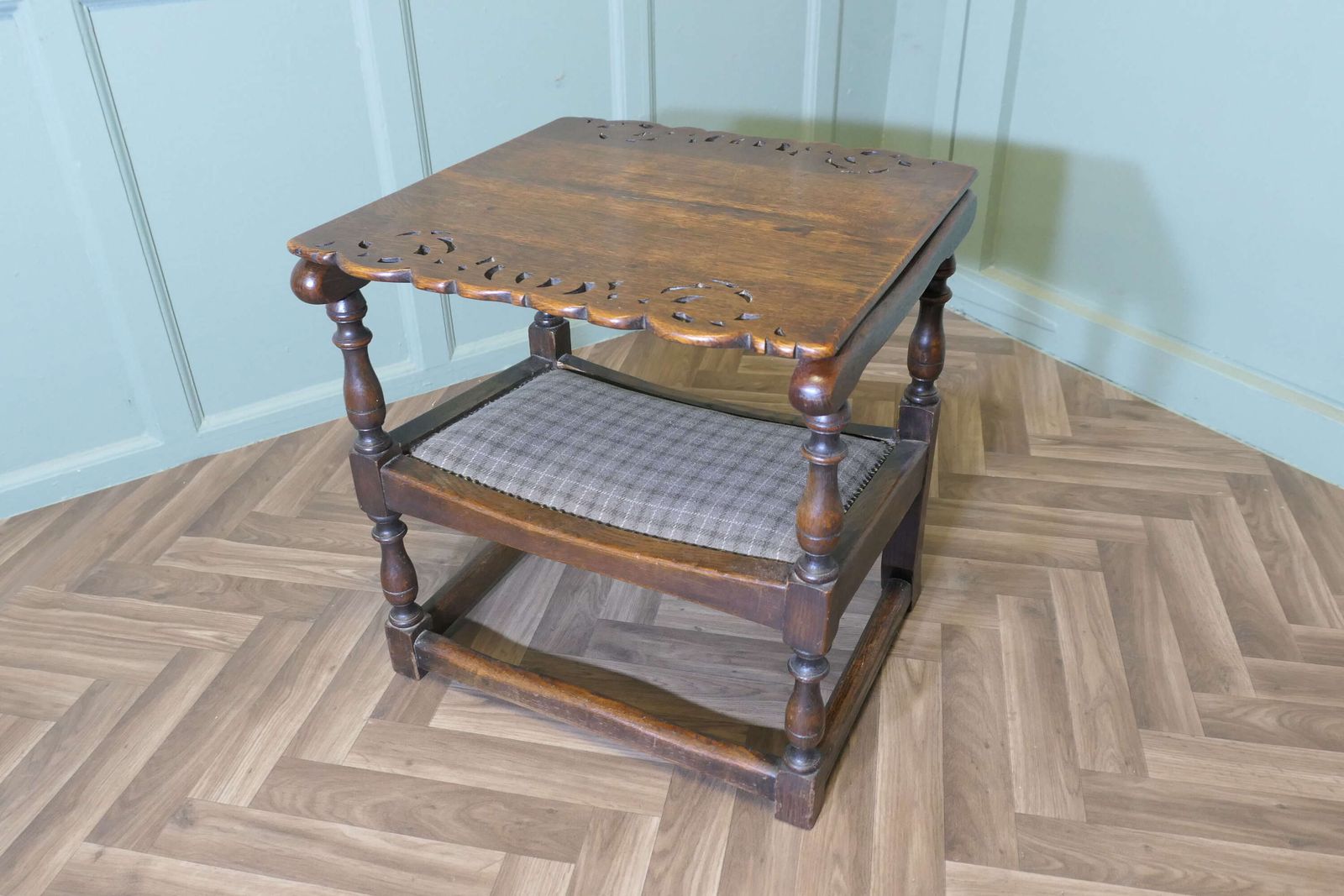 Art Deco Oak Monks Bench Coffee Table photo furniture