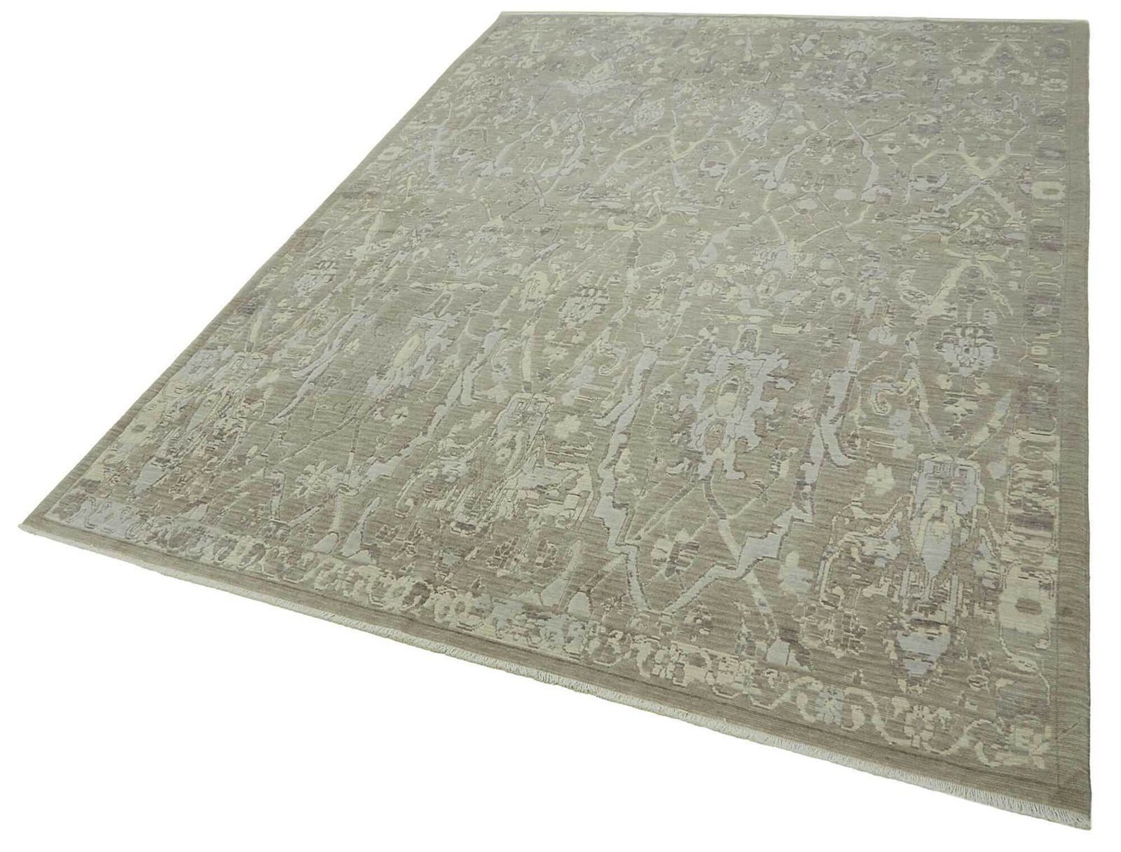 7x10 Hand Knotted Wool Oushak Rug   47704 photo for sale