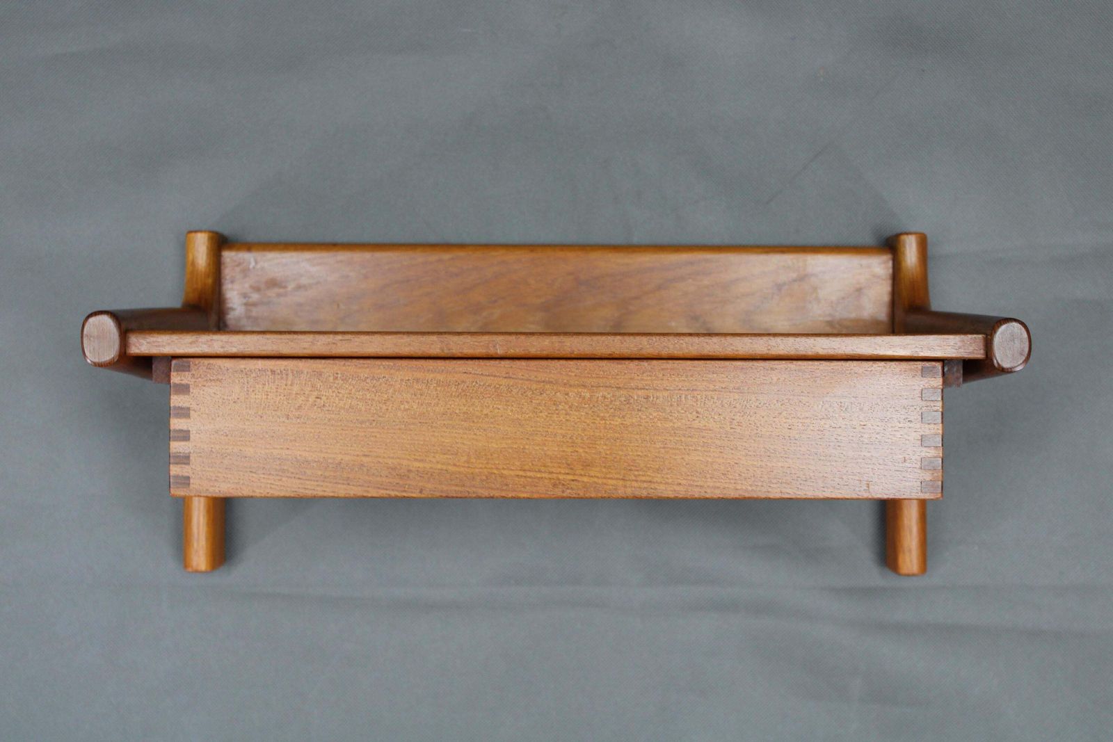 1950s Pair Of Rare Borge Mogensen Teak Floating Night Stand By Dyrlund Denmark photo for sale