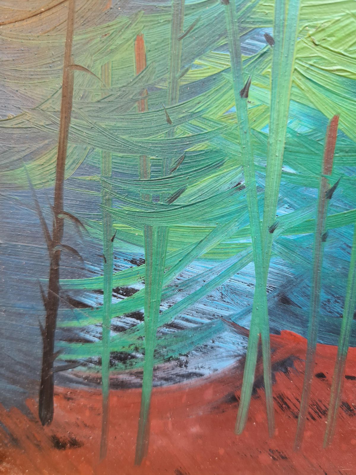 Expressionist Fauvist Forest View, Follower Of Raoul Dufy1940s photo buy