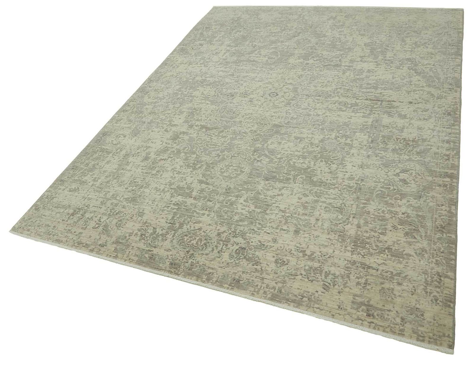 7x10 Hand Knotted Wool Oushak Rug   47701 photo for sale