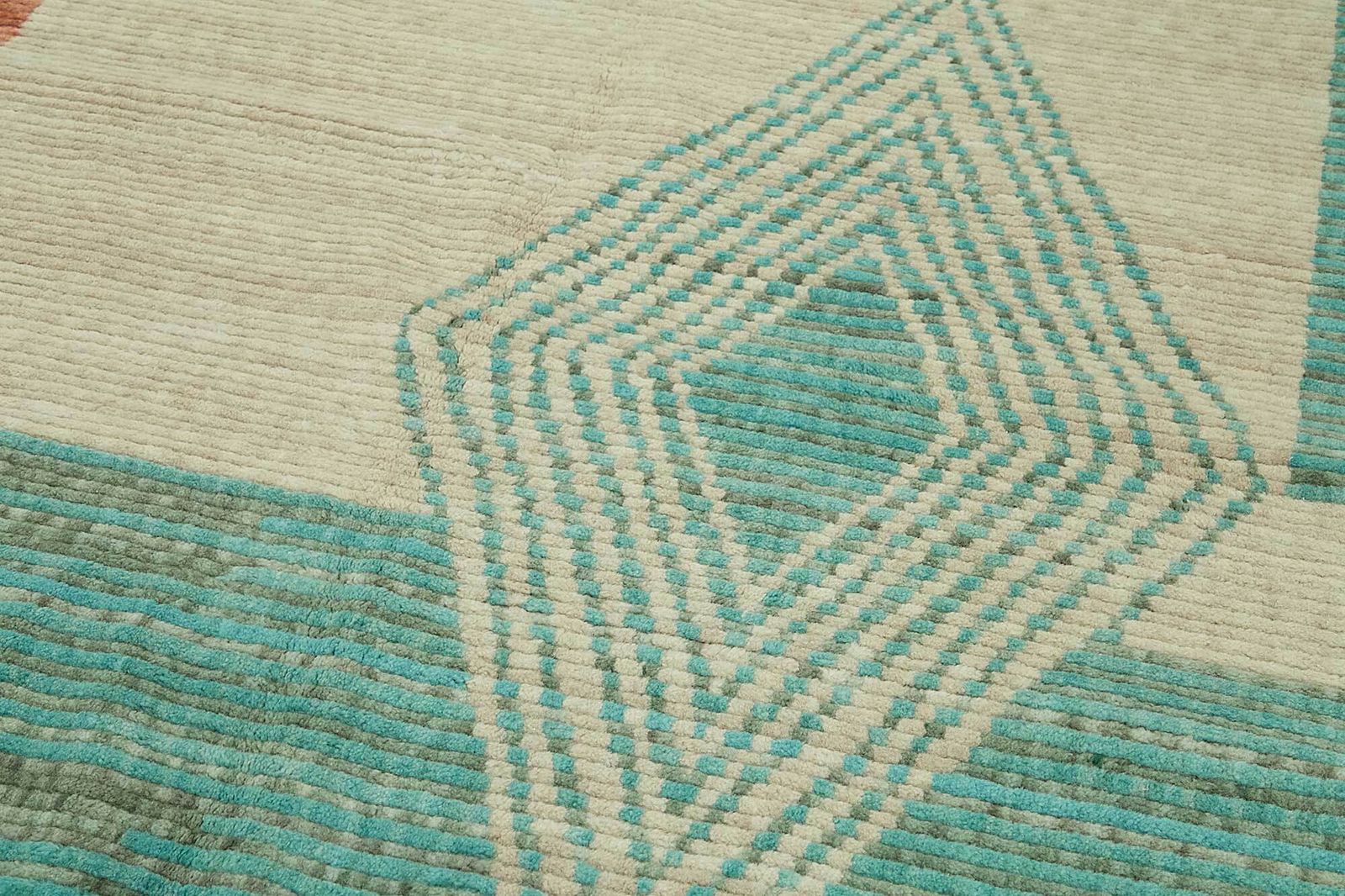 6x10 Hand Knotted Wool Oushak Rug photo 1319.0