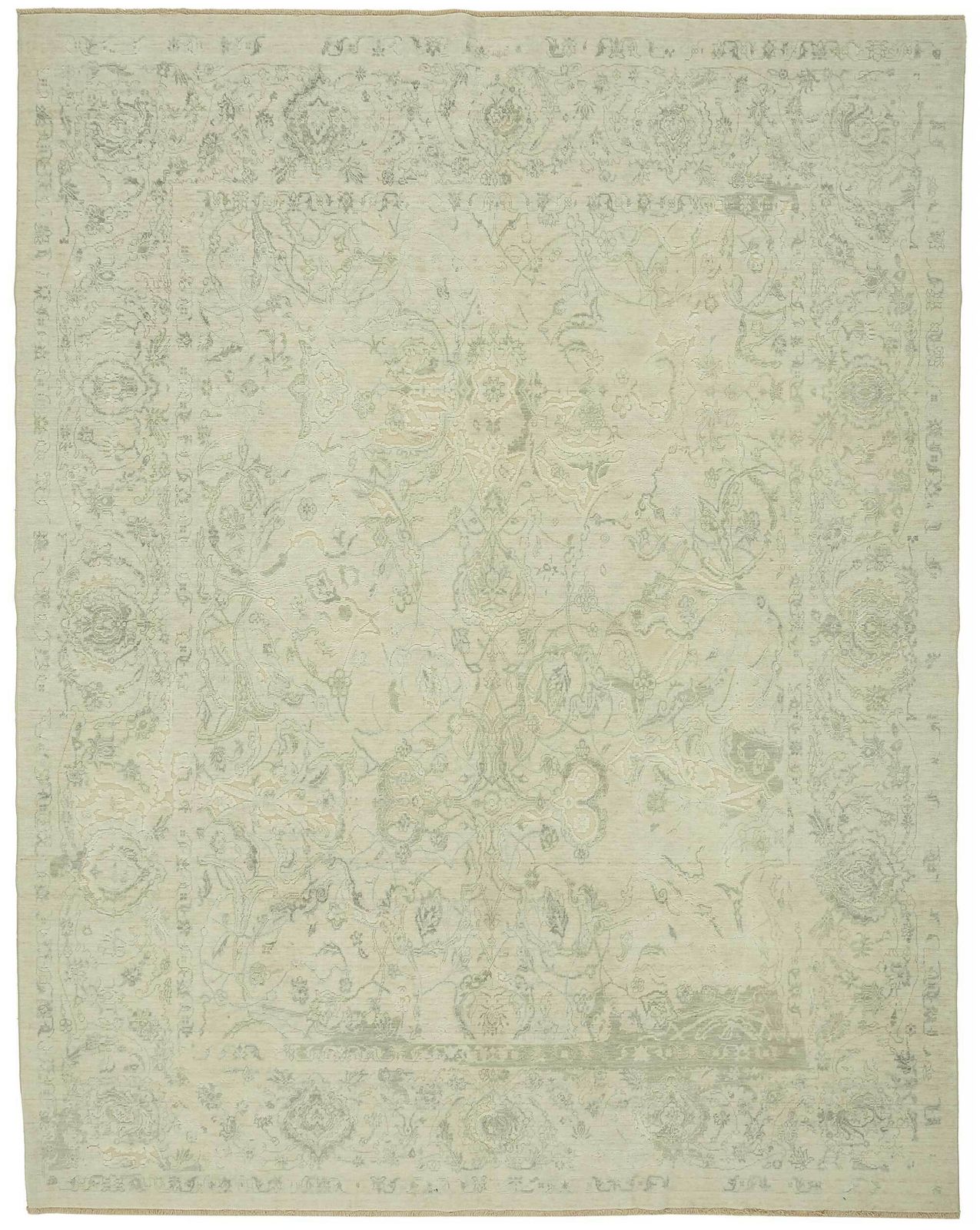Hand Loom Wool Oushak Rug 282 Cm X 356 Cm