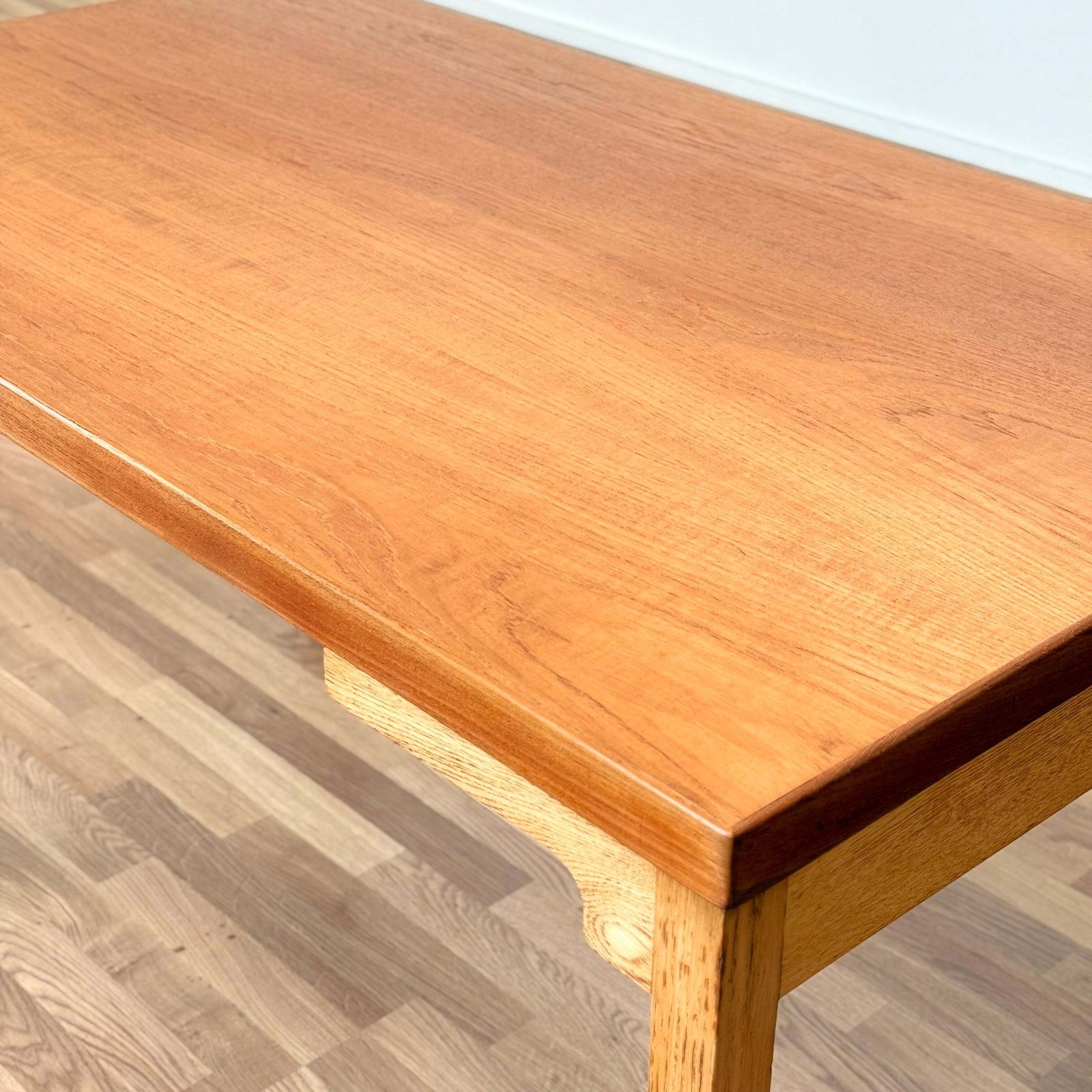 Dining Table In Teak And Oak By Børge Mogensen, 1950s 60s, Denmark photo for sale