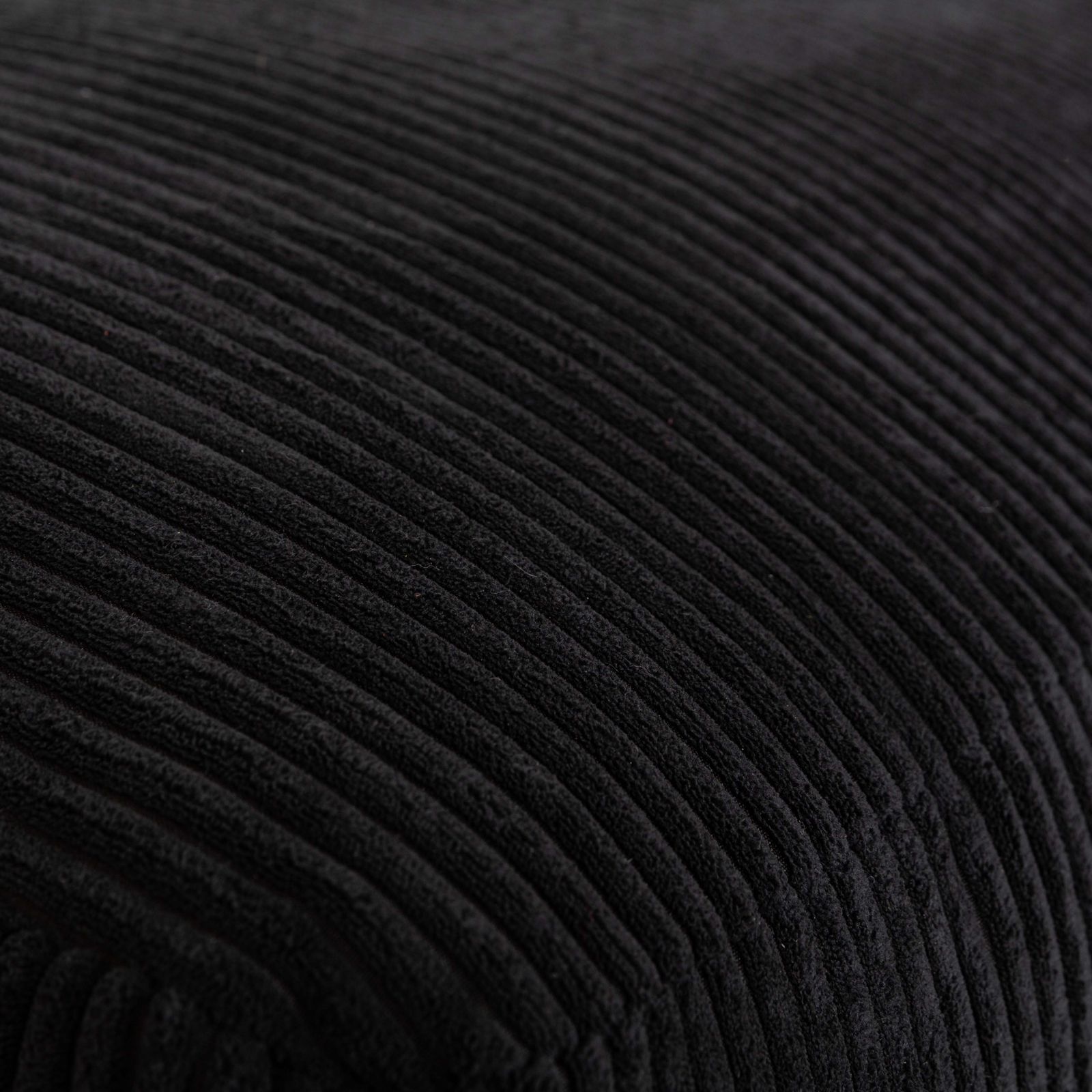 Tabouret Mycs Flayr en tissu noir photo Mobilier