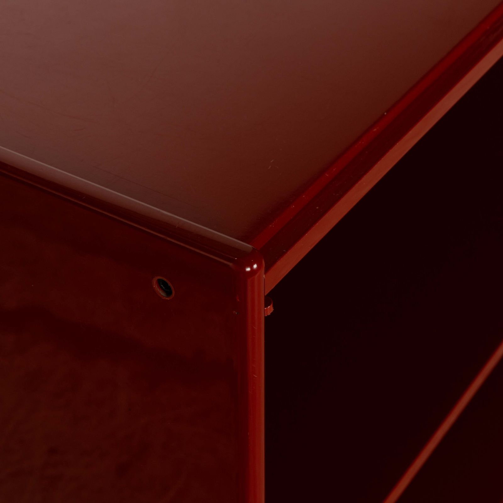 B&B Italia Olinto Wooden Sideboard Red photo for sale