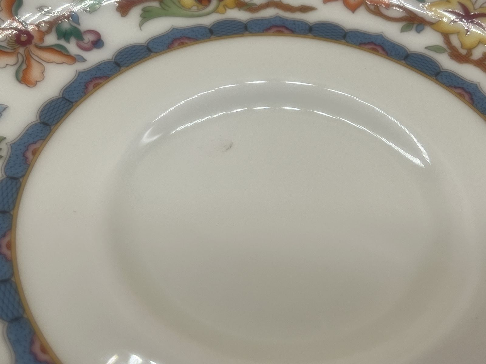 photo furniture Vintage Wedgwood China Huntingdon Design Peony Shape Tea Cup & Saucer Duo.