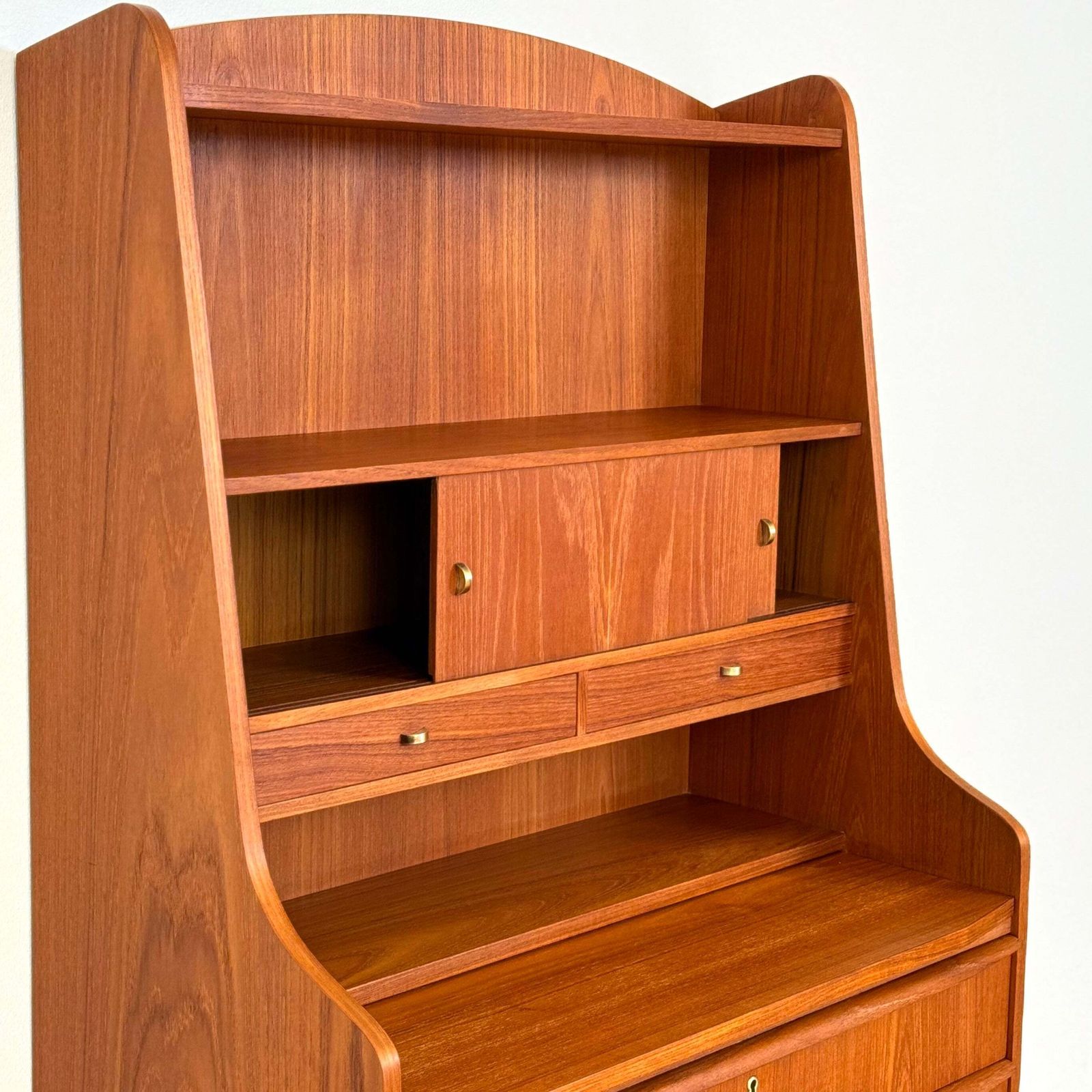 Secretary Cabinet In Teak, 1950s 60s, Denmark photo Furniture