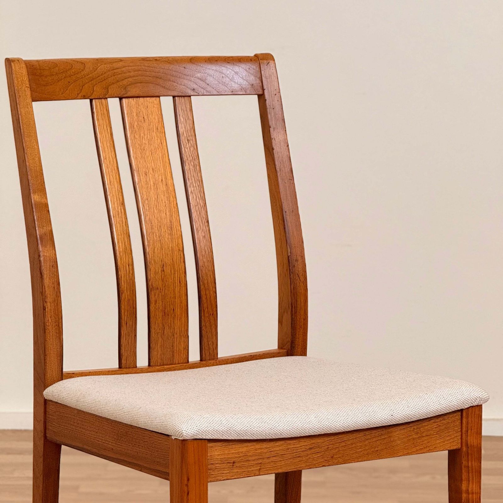 Swedish Set Of 6 Dining Chairs In Teak photo vinterior
