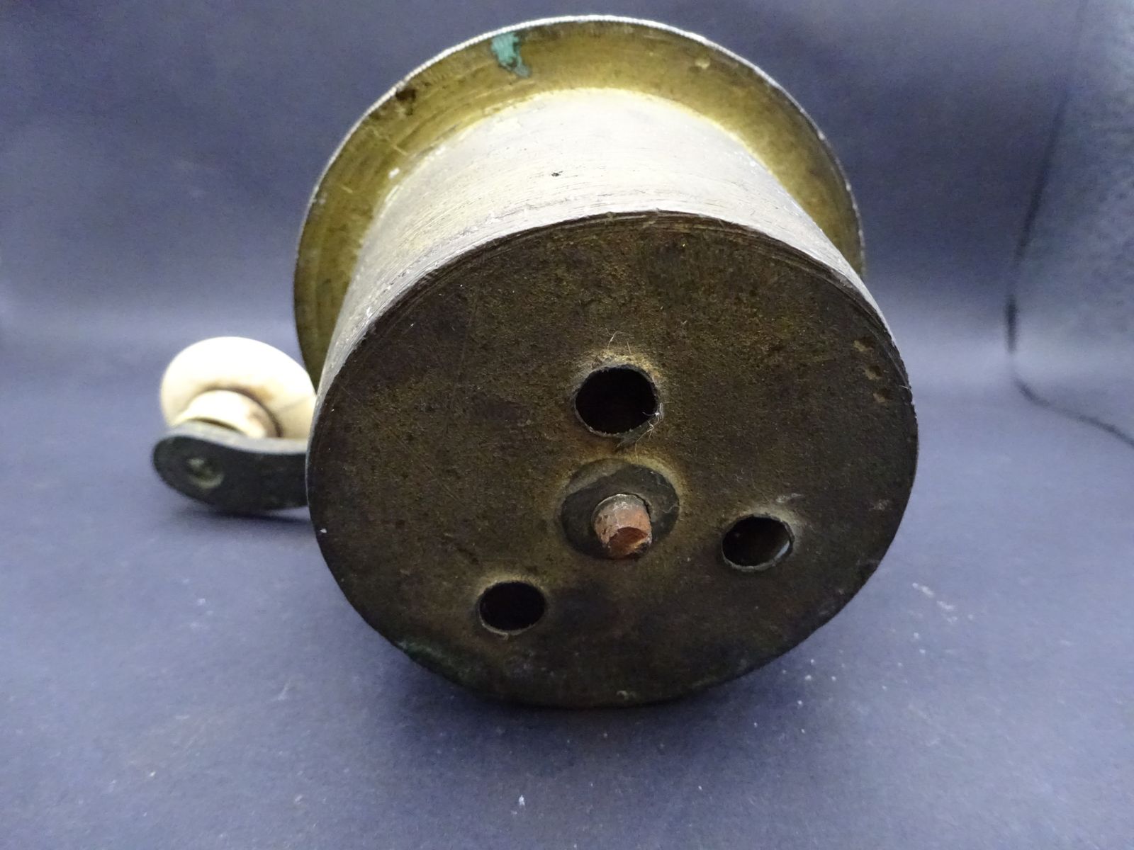 Original Antique Brass Servant/Butler Lever (Bl5) photo vintage